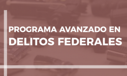 PROGRAMA AVANZADO EN DELITOS FEDERALES